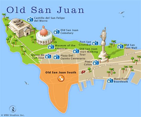san juan tourist map.